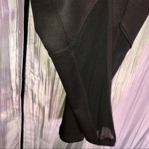 Express Dress Black Leggings w/ cute Cut Outs Sz M